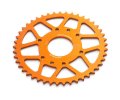 Rear sprocket aluminium orange