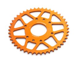 画像1: Rear sprocket aluminium orange